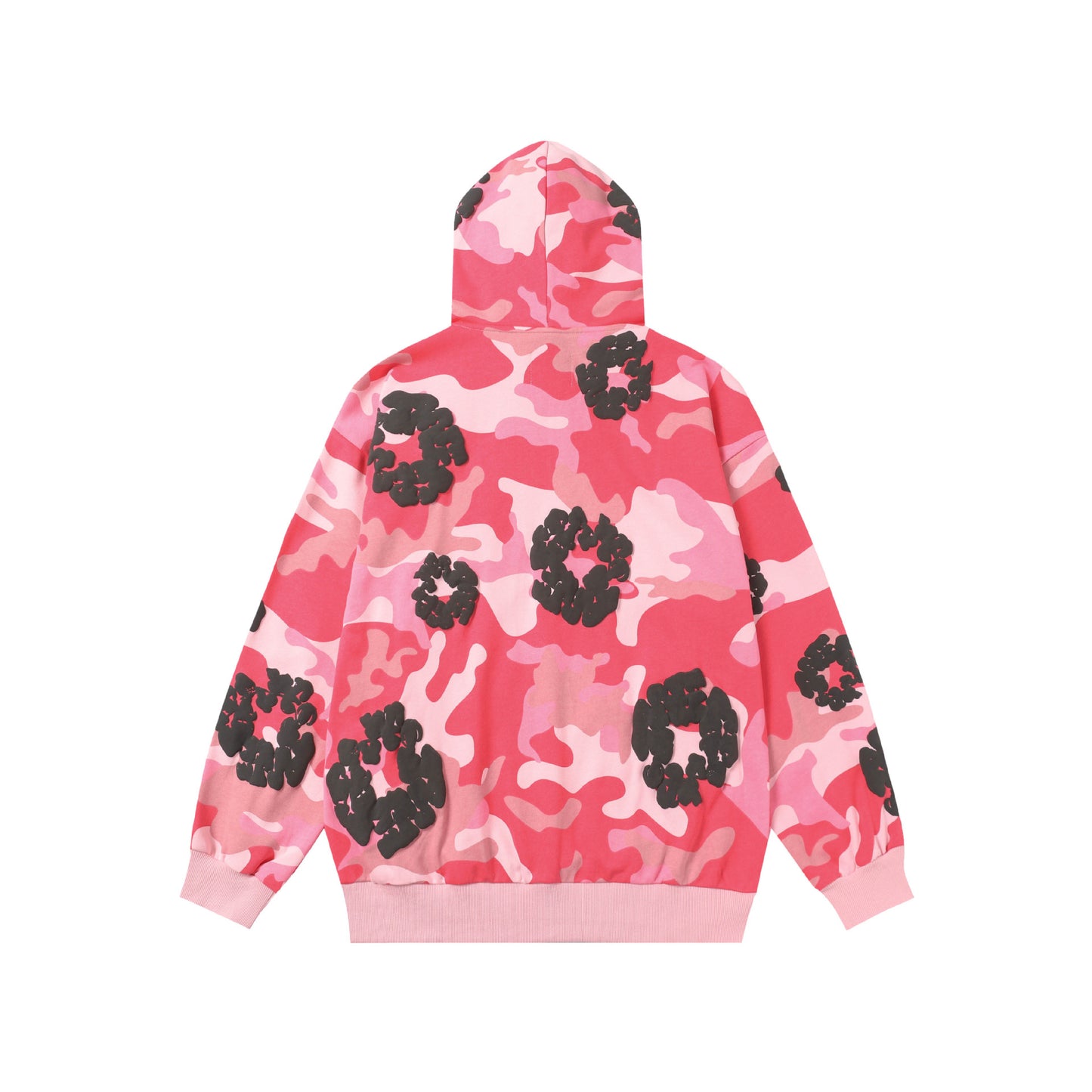 Moletom Denim Tears The Wreath Zip ‘Pink Camo’