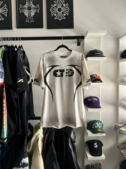 Camiseta Hellstar Warm Up White (Pronta Entrega)