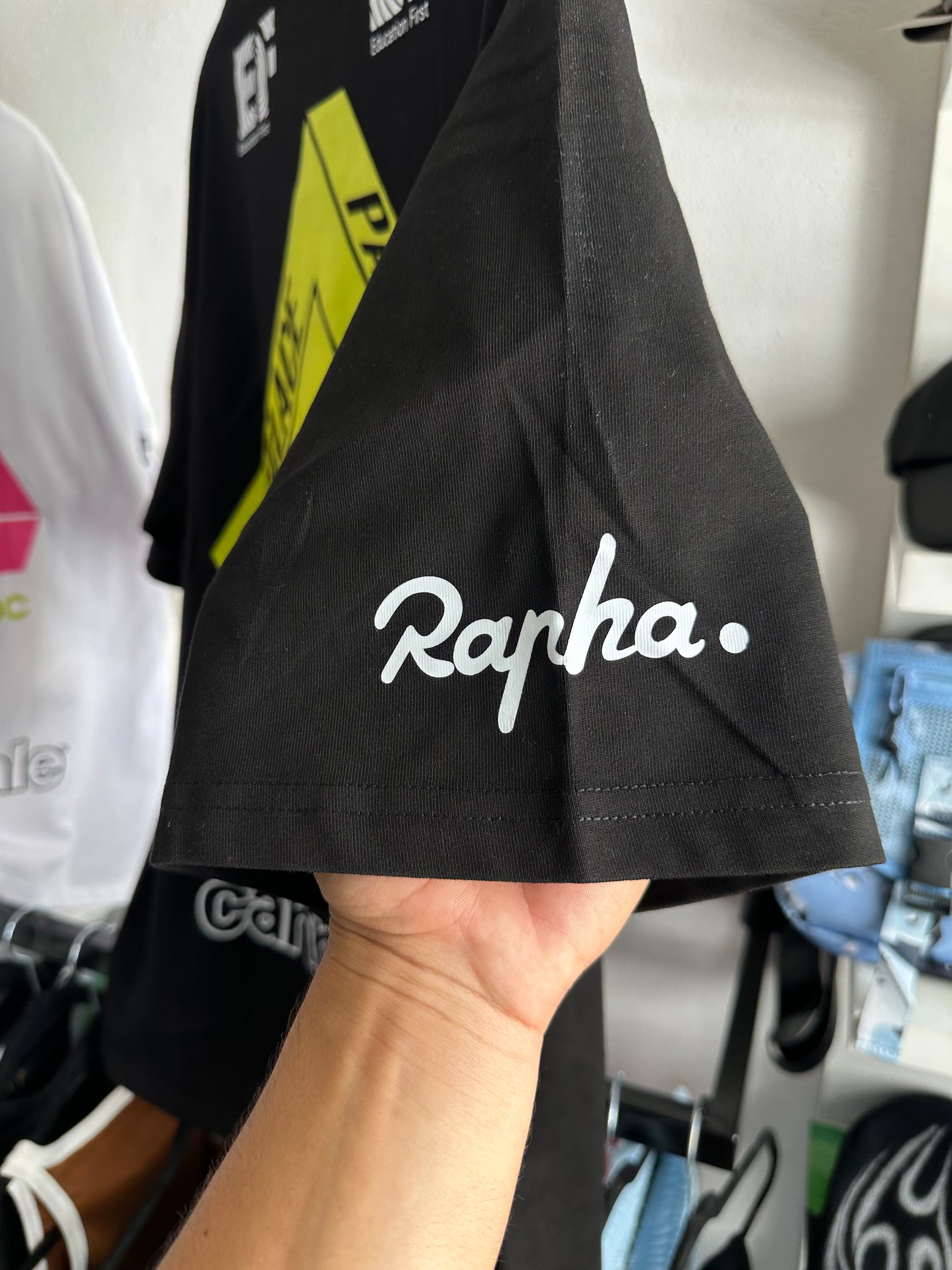 Camiseta Palace x Rapha Off Bike Black (Pronta Entrega)
