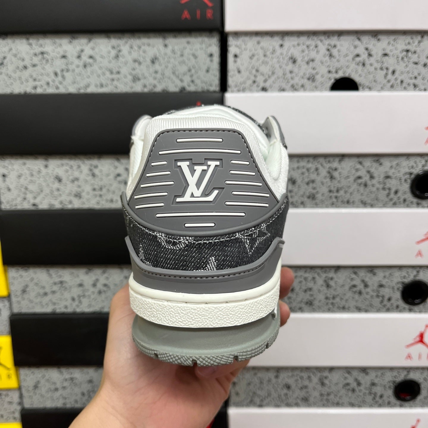 Louis Vuitton Trainer ‘Grey Monogram’