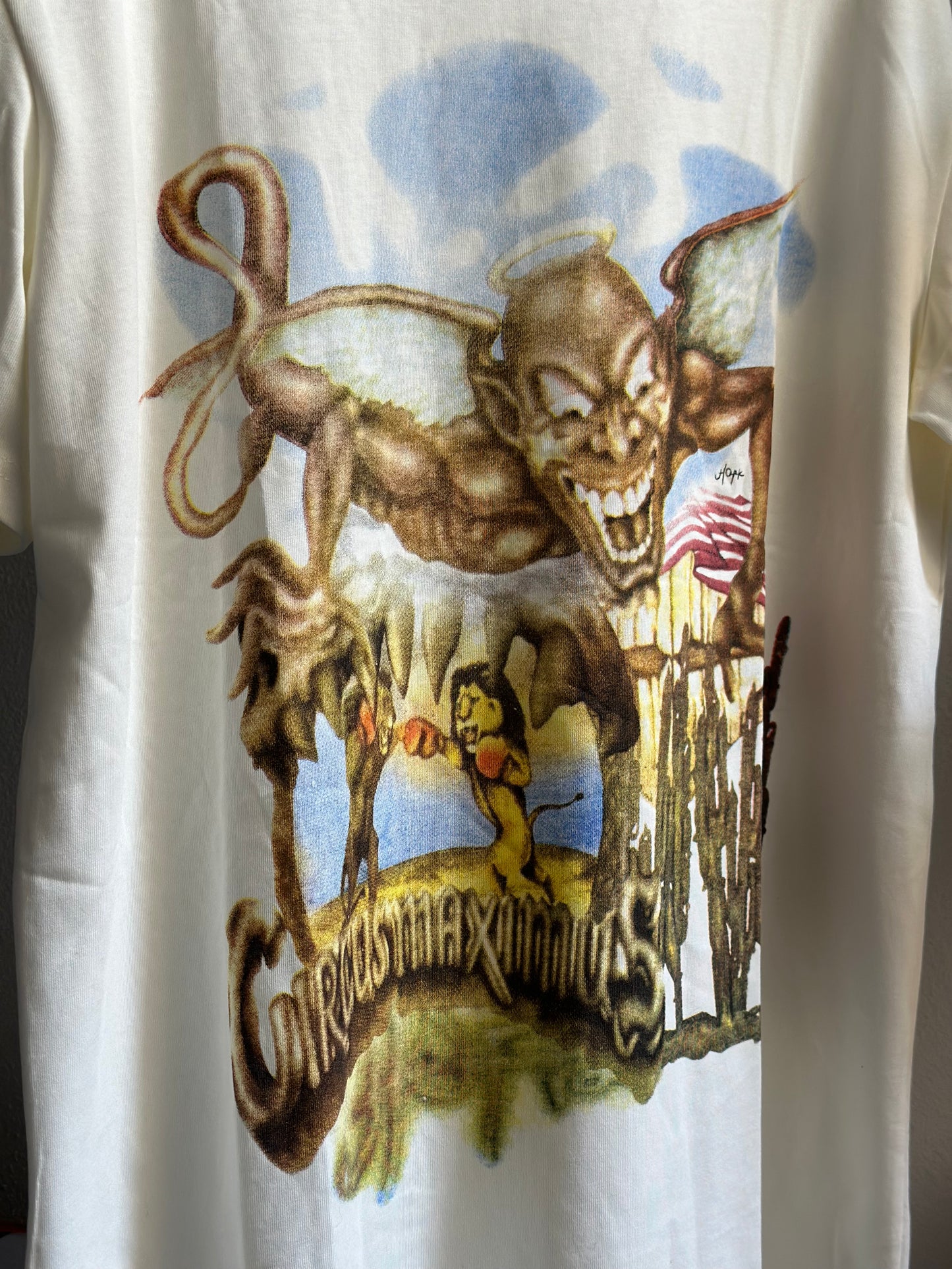 Camiseta Travis Scott Circus Maximus Merch 2023 “Creme” (Pronta Entrega)