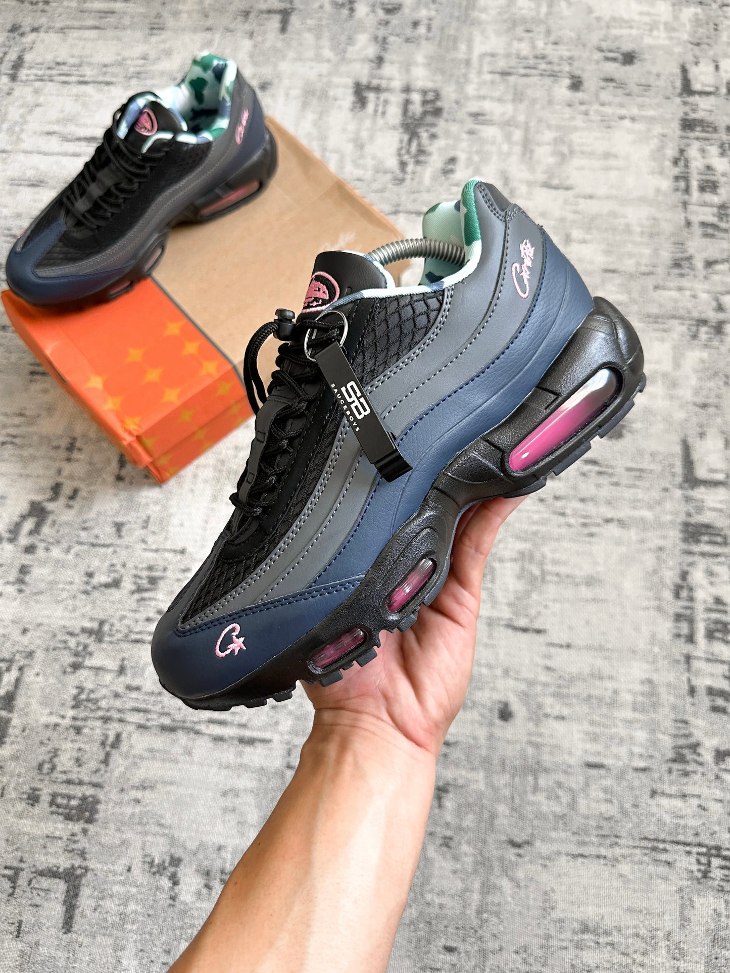 Nike Air Max 95 SP x Corteiz ‘Pink Beam’ (Pronta Entrega)