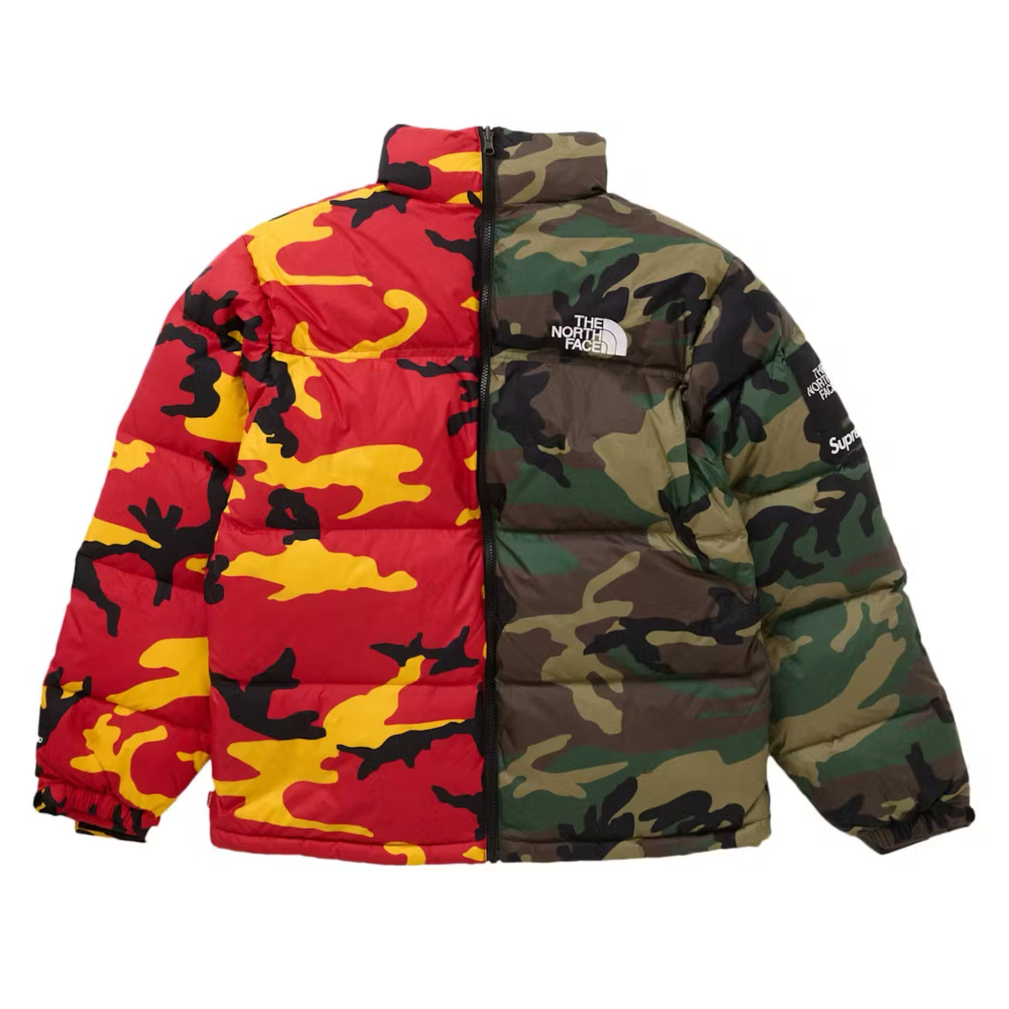 Jaqueta Puffer The North Face x Supreme Woodland Camo