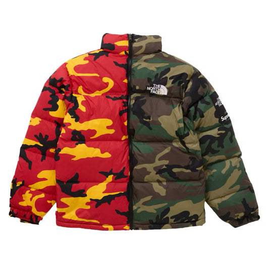 Jaqueta Puffer The North Face x Supreme Woodland Camo