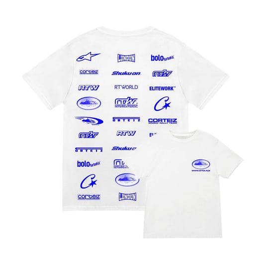 Camiseta Corteiz Rally Vinylz “White”