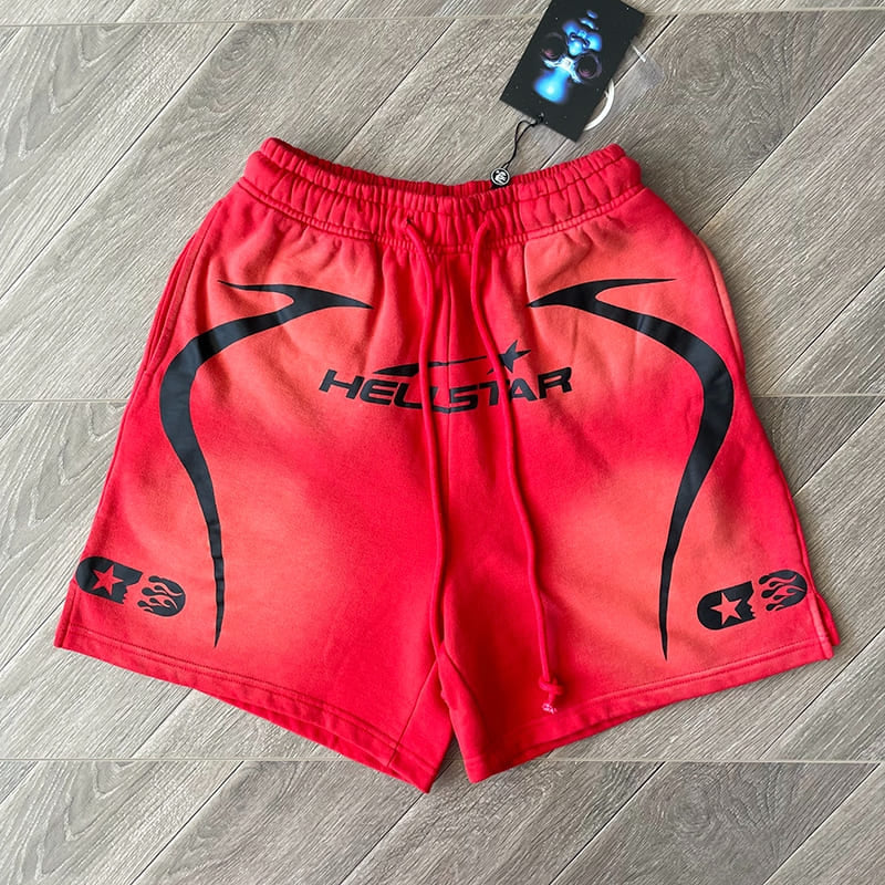 Shorts Moletom Hellstar Warm Up Red