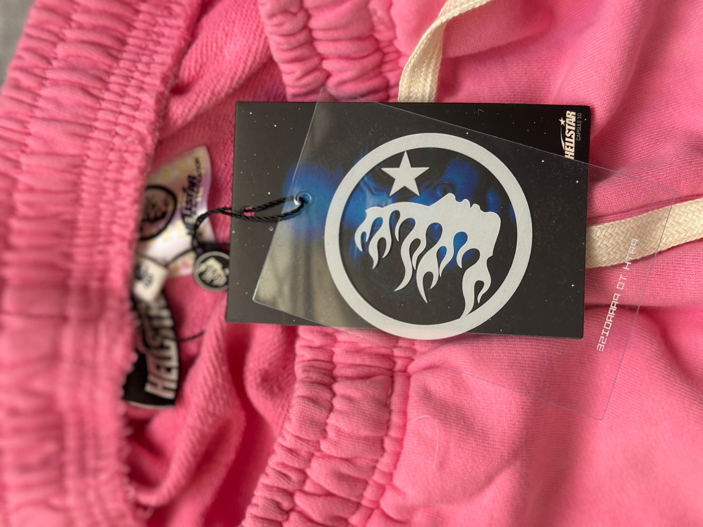 Shorts Moletom Hellstar “Sky Pink” (Pronta Entrega)
