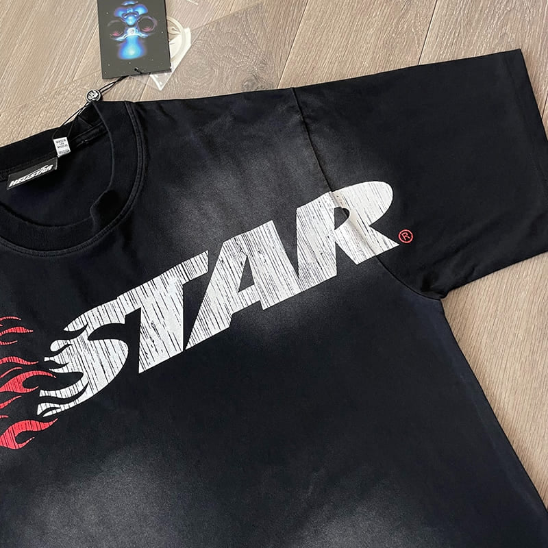 Camiseta Hellstar Cartoon Logo Black