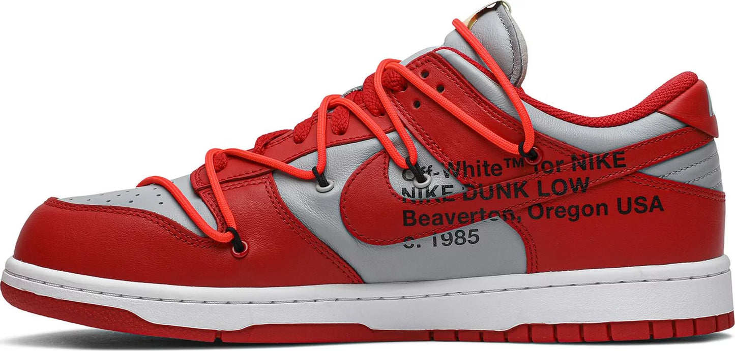 Nike Dunk Low x Off White "University Red"