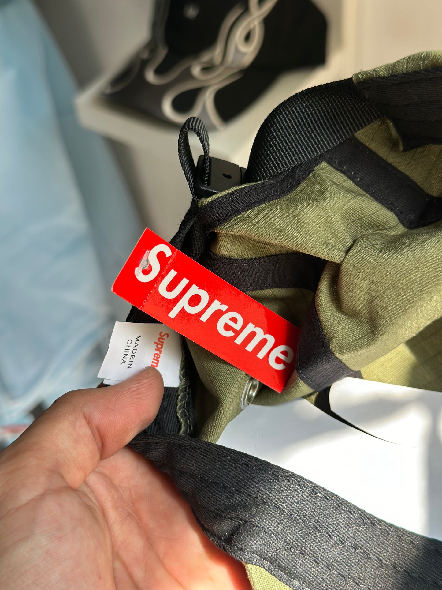 Boné 5 Panel Supreme Bogo Ventile "Verde" (Pronta Entrega)