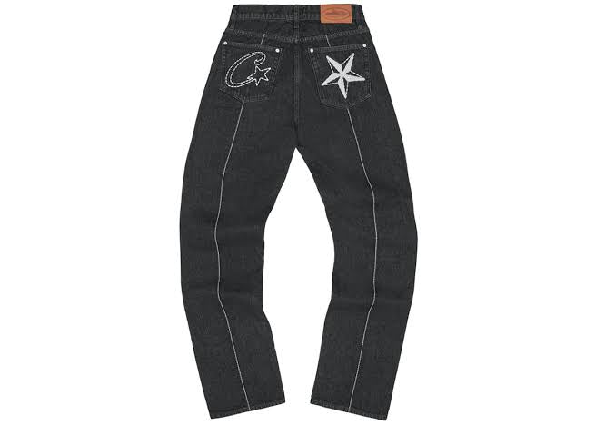 Calça Jeans Corteiz Denim “Black”