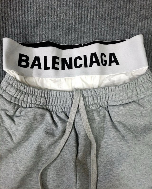 Calça Box Balenciaga Double Waist ‘Grey’