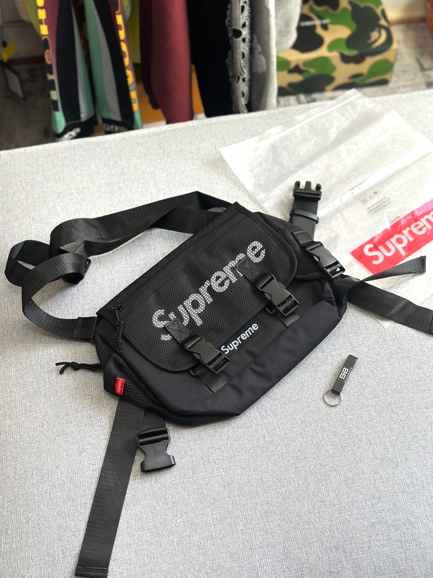 Bolsa Supreme SS20 ‘Black’ (Pronta Entrega)