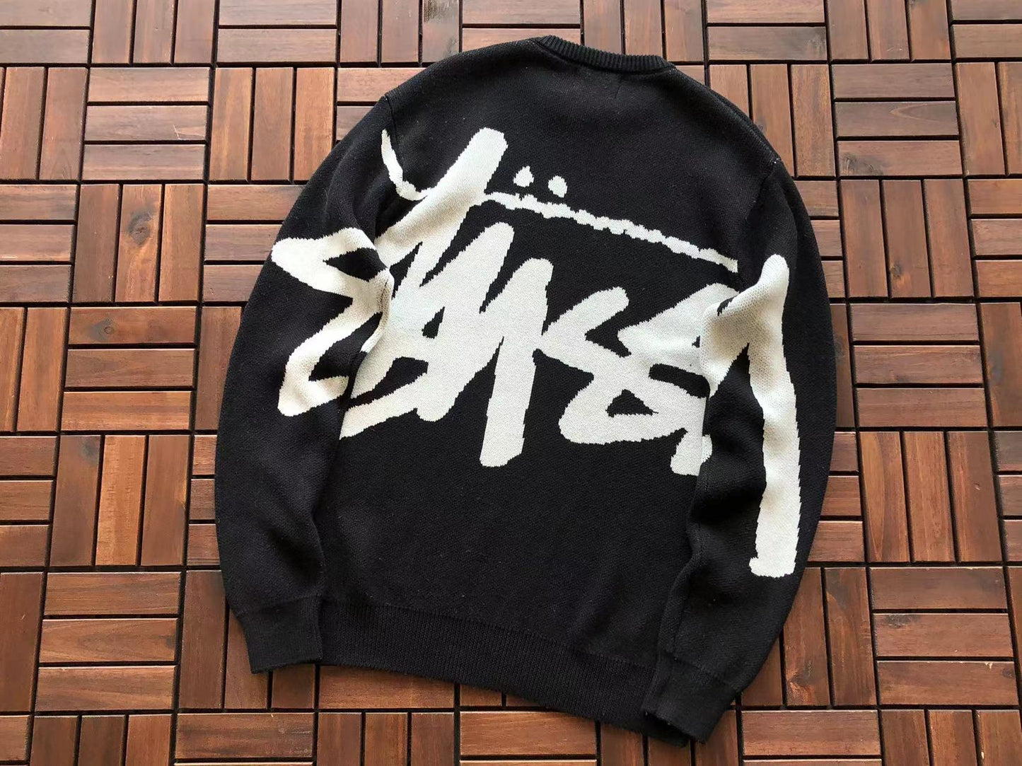 Suéter Stussy Preto “Big Logo”