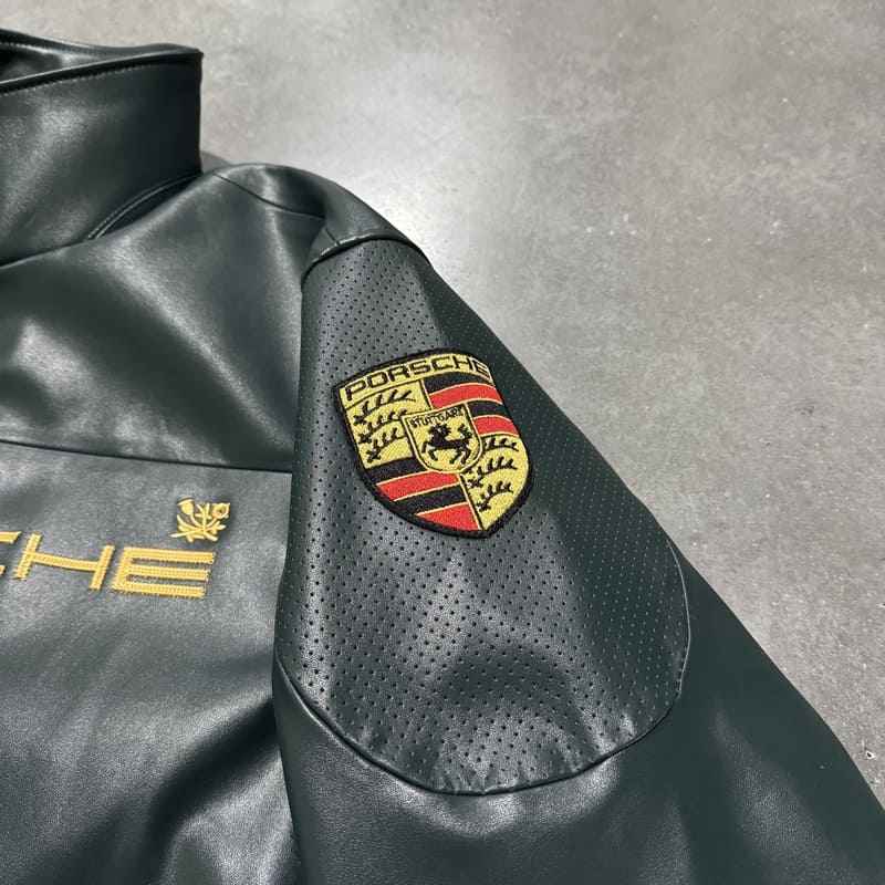 Jaqueta Aimé Leon Dore x Porsche 993 Turbo Racing Green