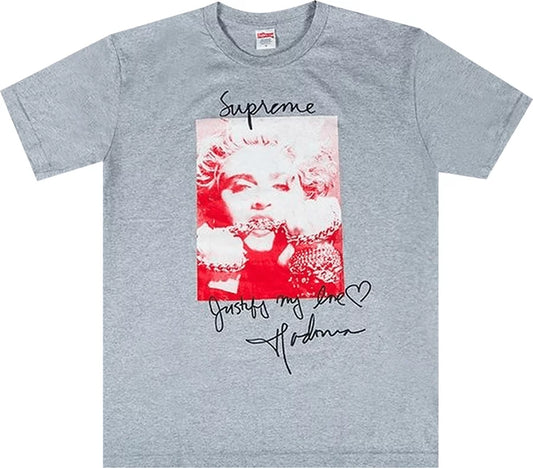 Camiseta Supreme "Madonna Grey"