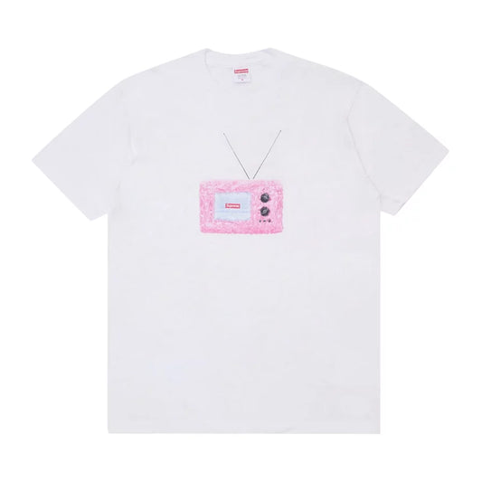 Camiseta Supreme "TV White"