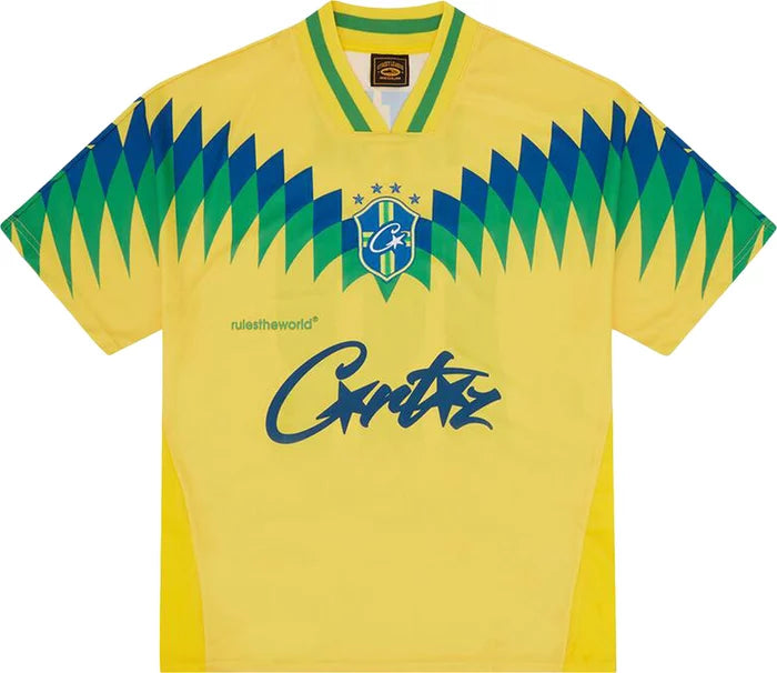 Camiseta Corteiz Brasil Football Jersey “Yellow”