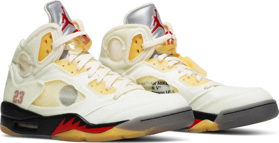 Nike Air Jordan 5 x Off White "Sail"