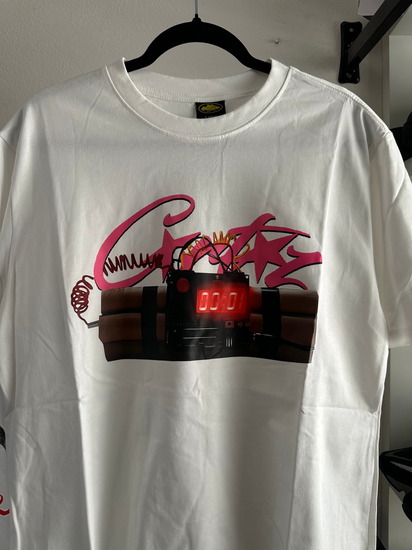 Camiseta Corteiz Branca “No Time 4 Luv” (Pronta Entrega)