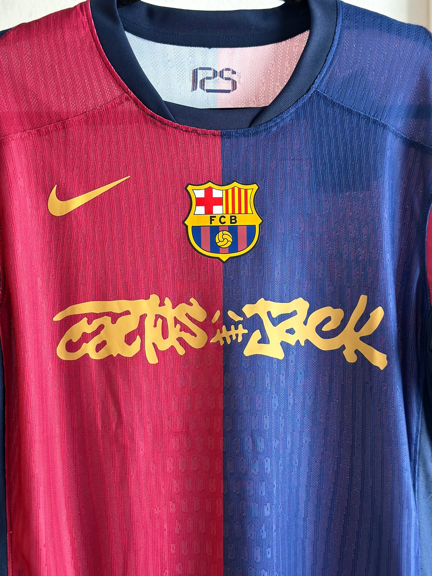 Travis Scott x Nike Camiseta FC Barcelona Cactus Jack 2024/25 Match Home (Pronta Entrega)