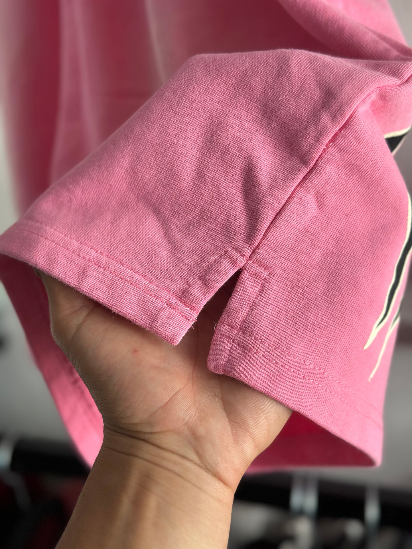 Shorts Moletom Hellstar “Sky Pink” (Pronta Entrega)