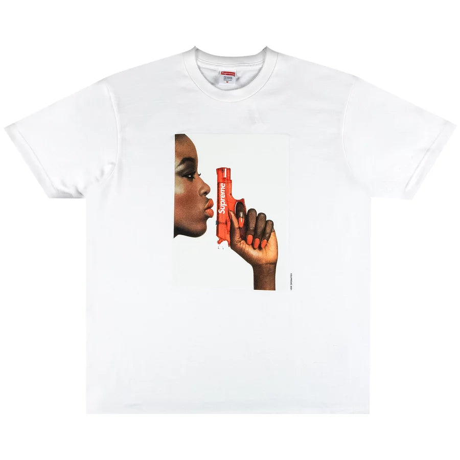 Camiseta Supreme "Pistol White"