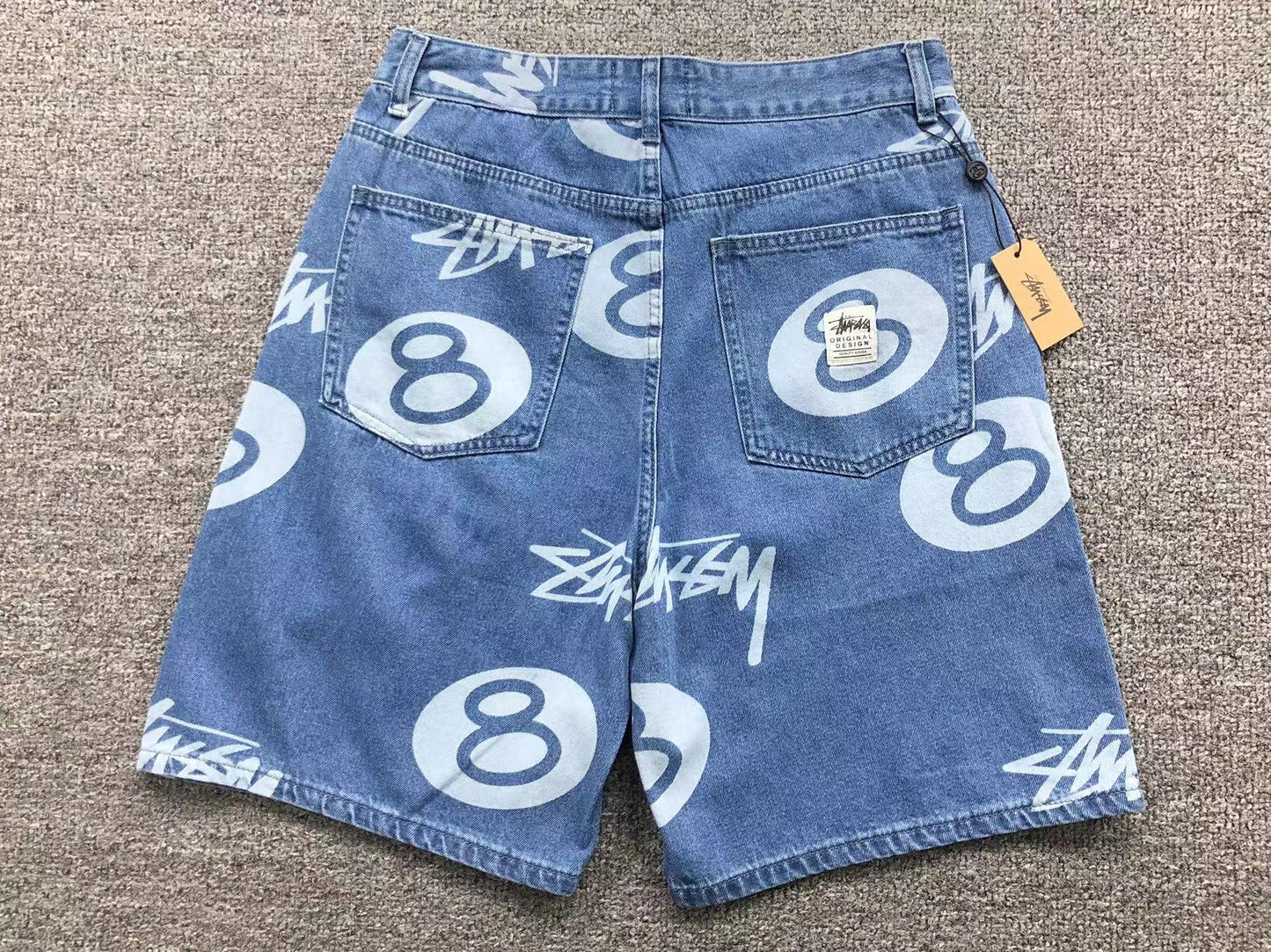 Shorts Stussy Stock 8 Ball Denim