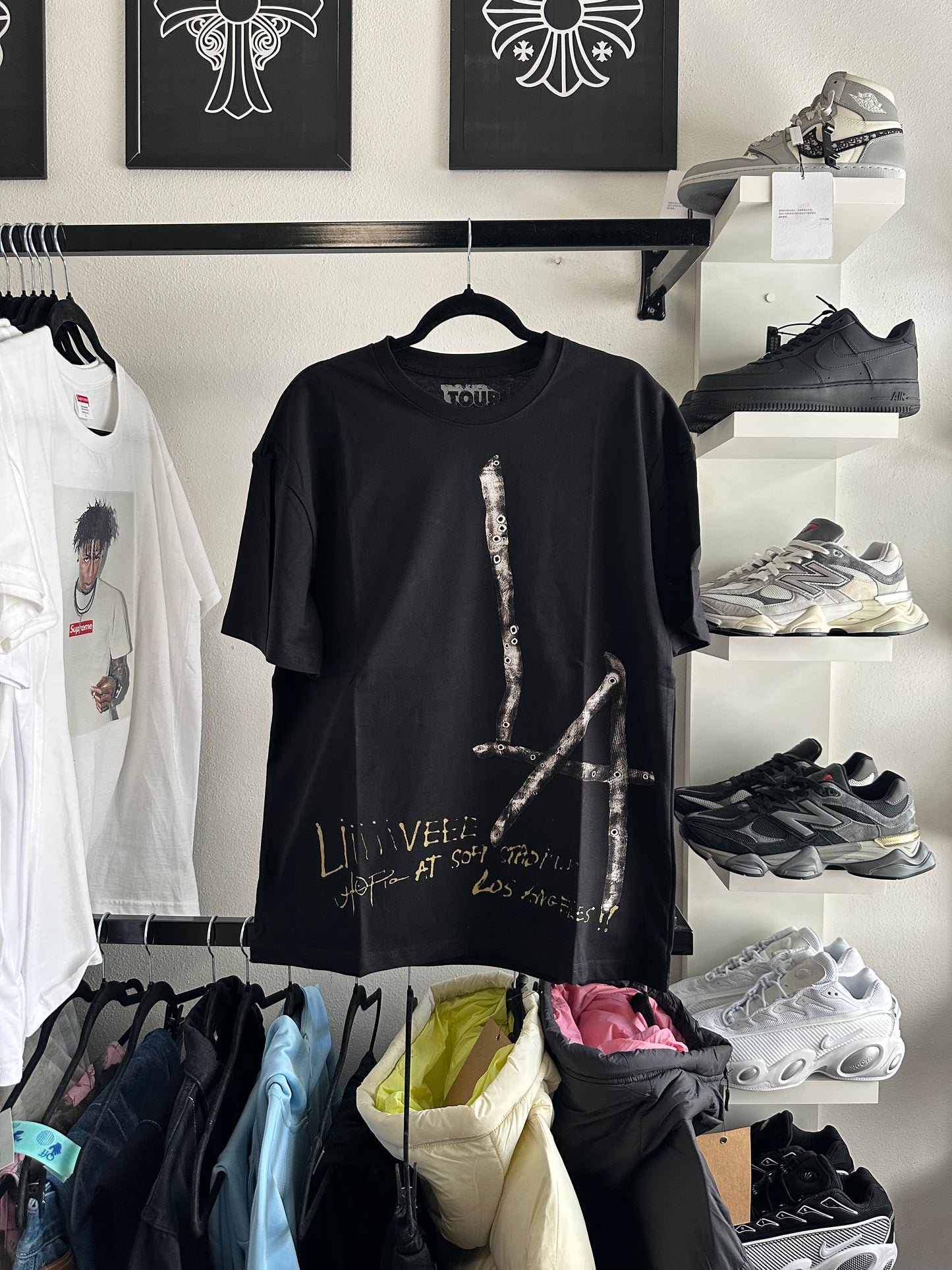 Camiseta Travis Scott Preta “Circus Maximus LA” (Pronta Entrega)