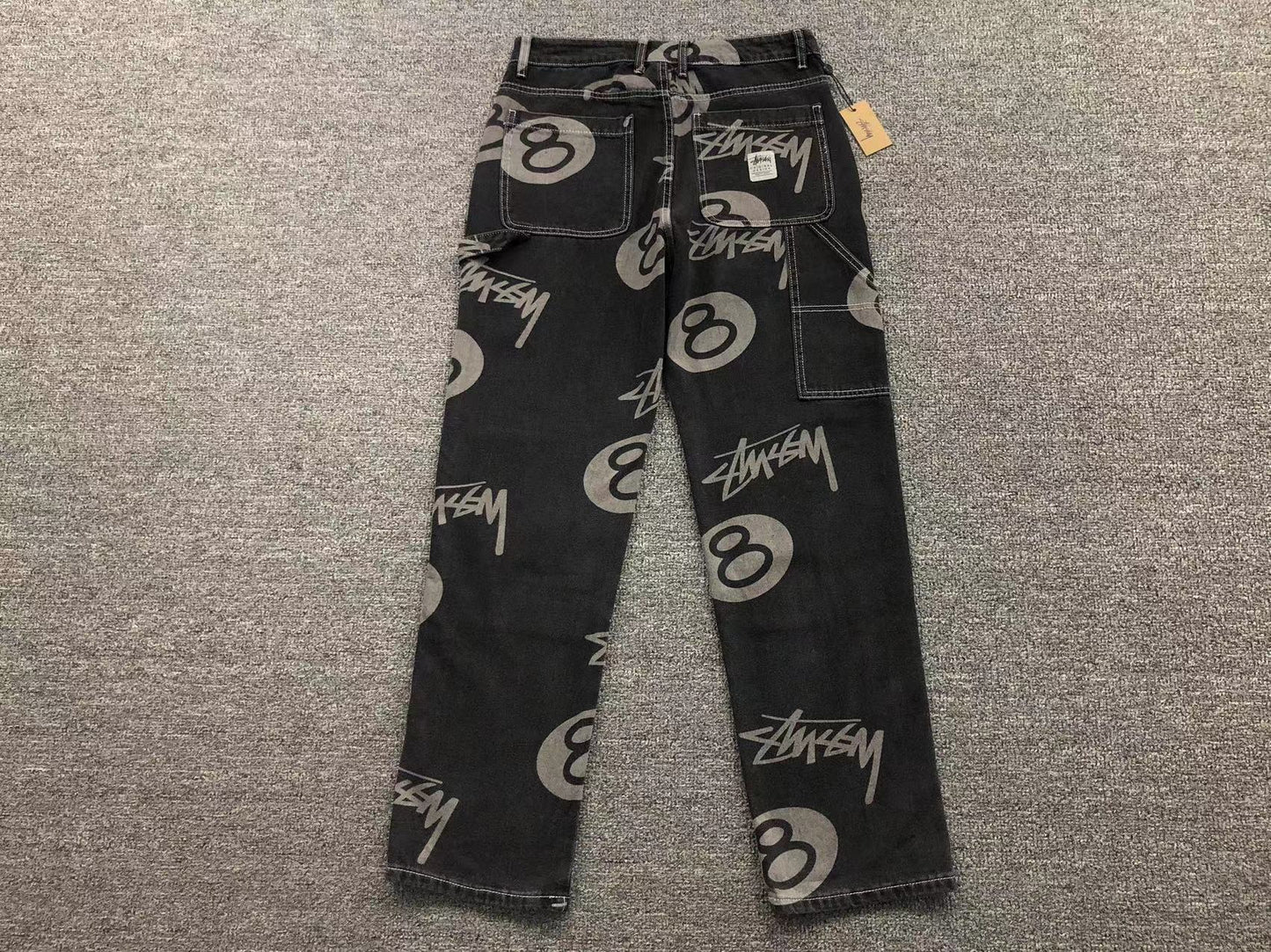 Calça Stussy Stock 8 Ball Denim