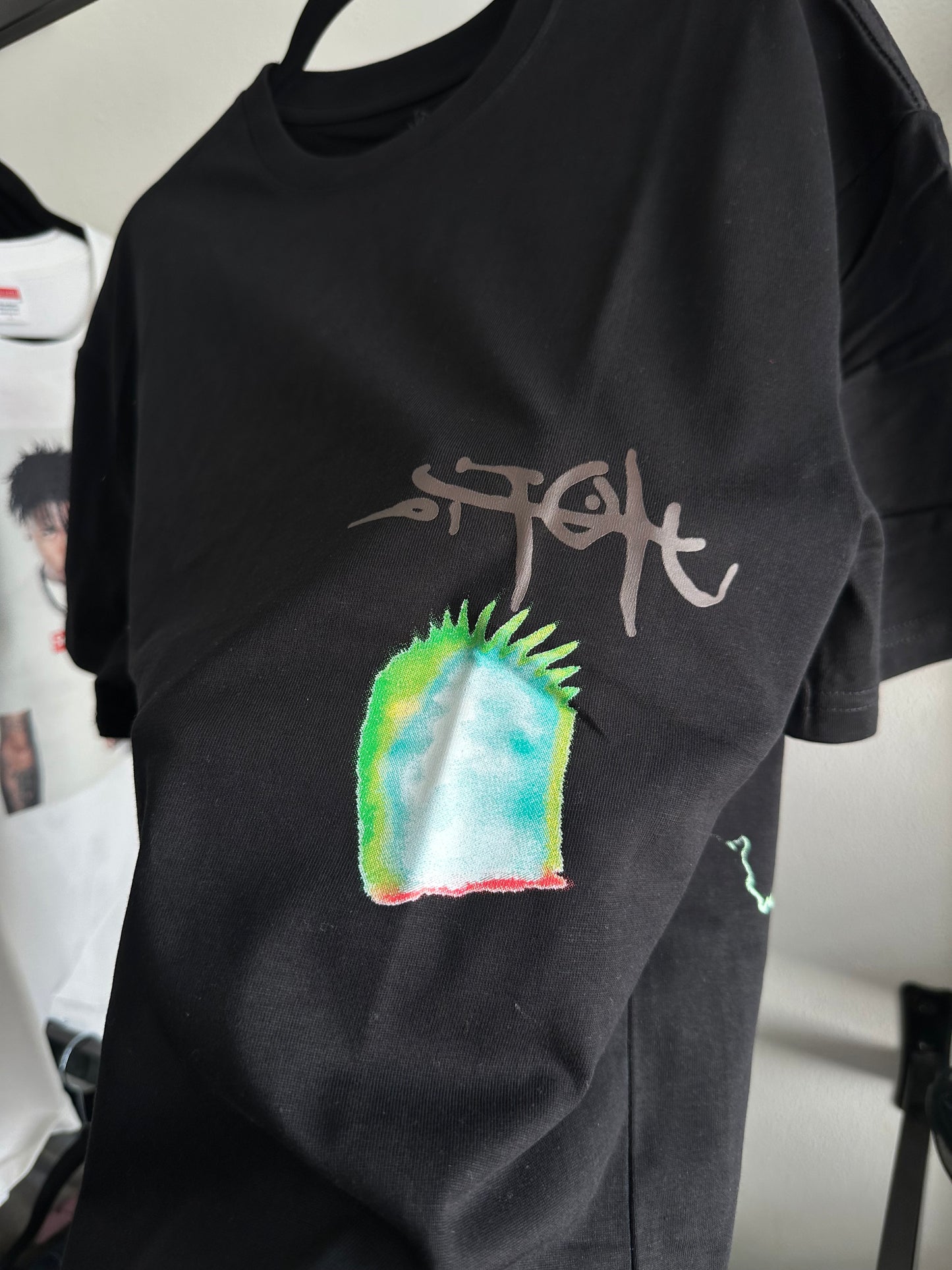 Camiseta Travis Scott Preta Utopia “C5” (Pronta Entrega)