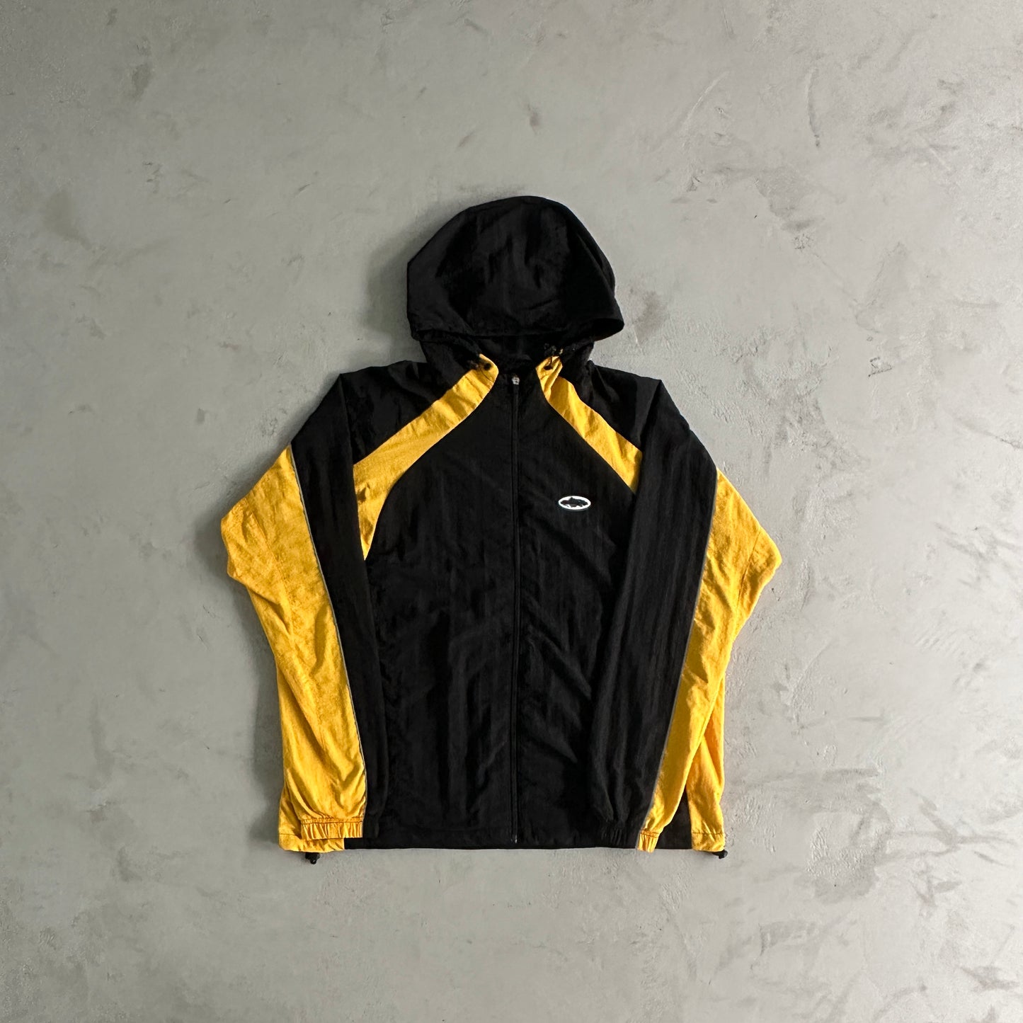 Corteiz Spring Jacket “Black Yellow”