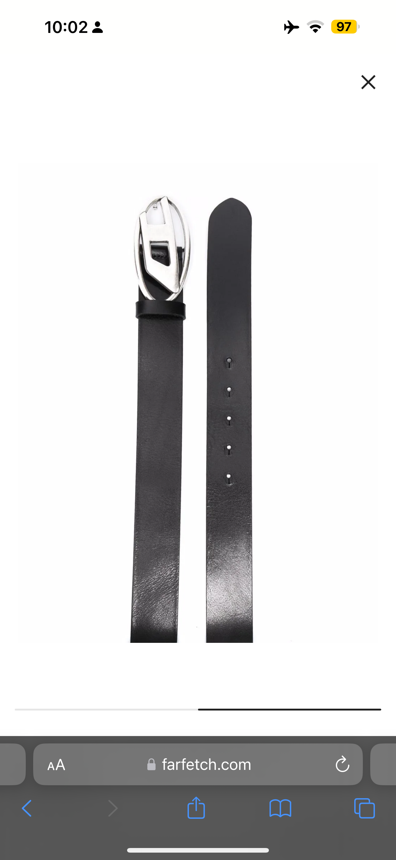 Cinto Diesel “Silver Black”