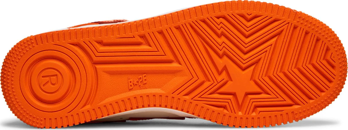 Bapesta "Orange White"