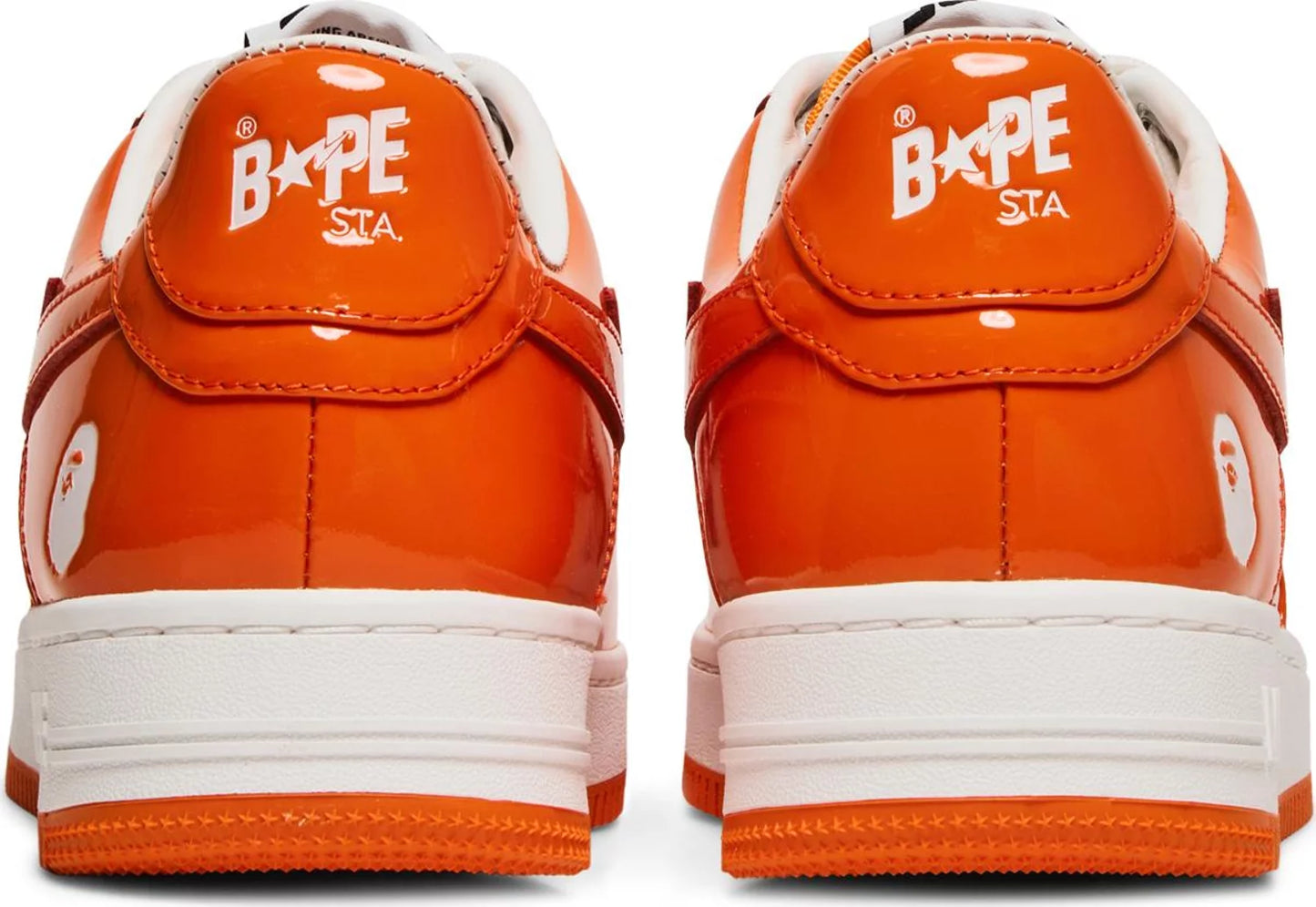 Bapesta "Orange White"