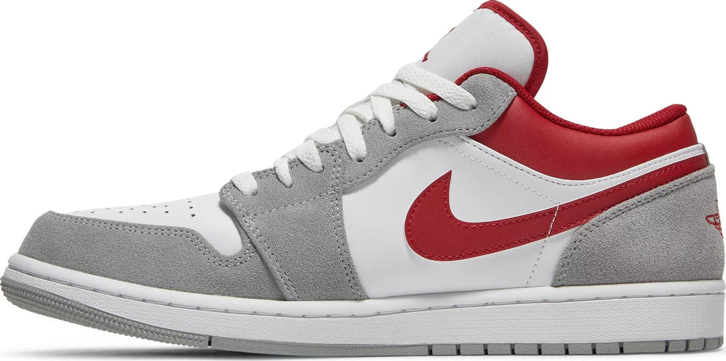 Nike Air Jordan 1 Low "Light Smoke Grey/Gym Red"