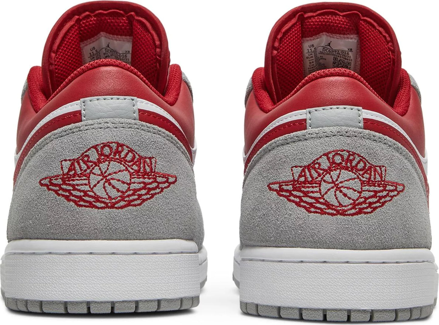 Nike Air Jordan 1 Low "Light Smoke Grey/Gym Red"