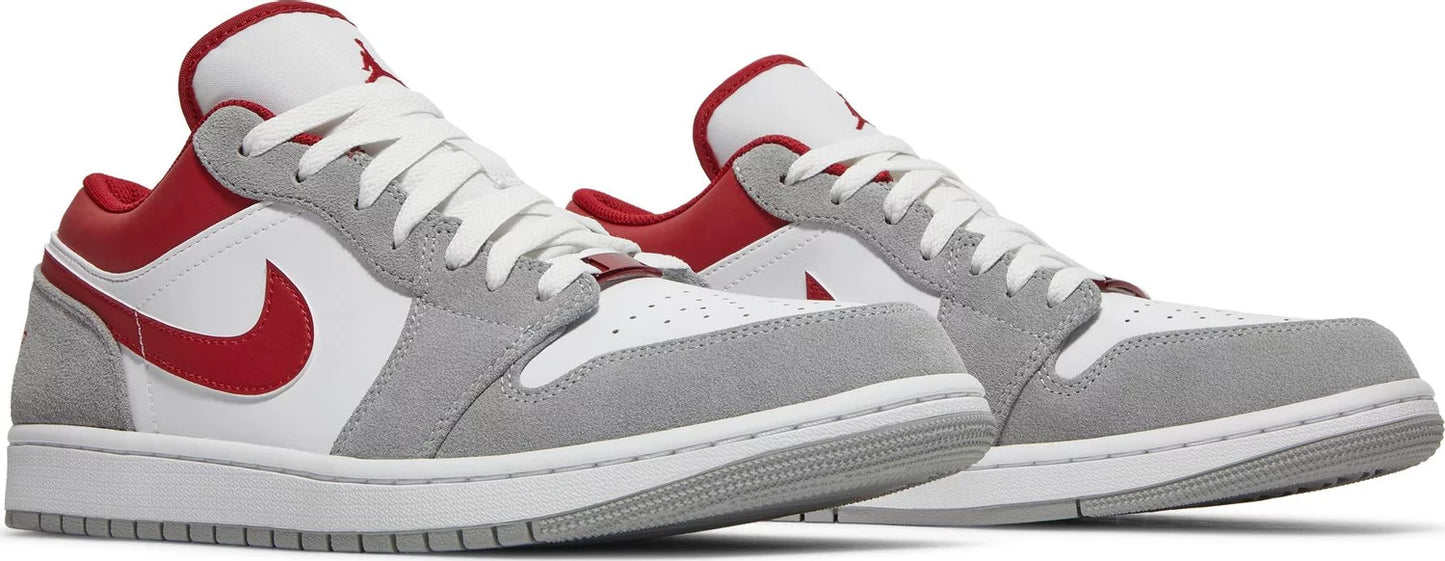 Nike Air Jordan 1 Low "Light Smoke Grey/Gym Red"