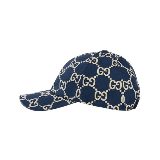 Boné Gucci Canvas GG Blue Marine
