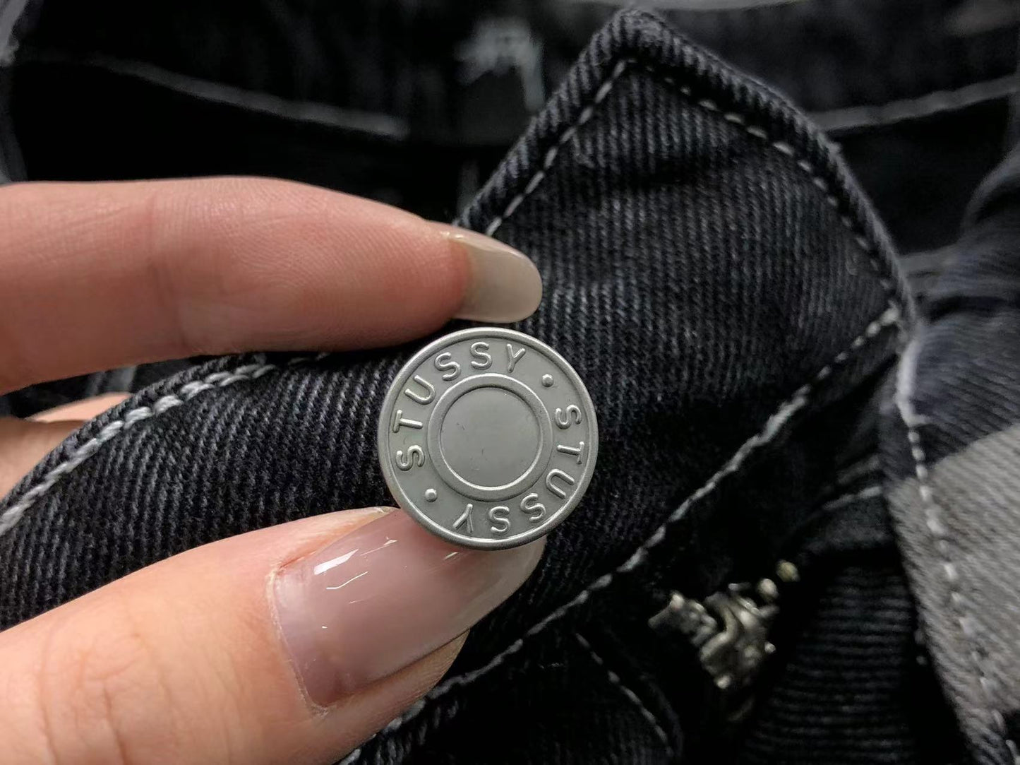 Calça Stussy Stock 8 Ball Denim