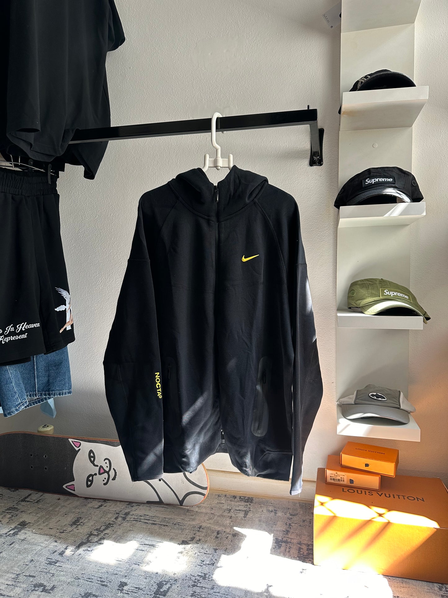 Conjunto Moletom/Calça Tech Fleece Nike x NOCTA “Preto” (Pronta Entrega)