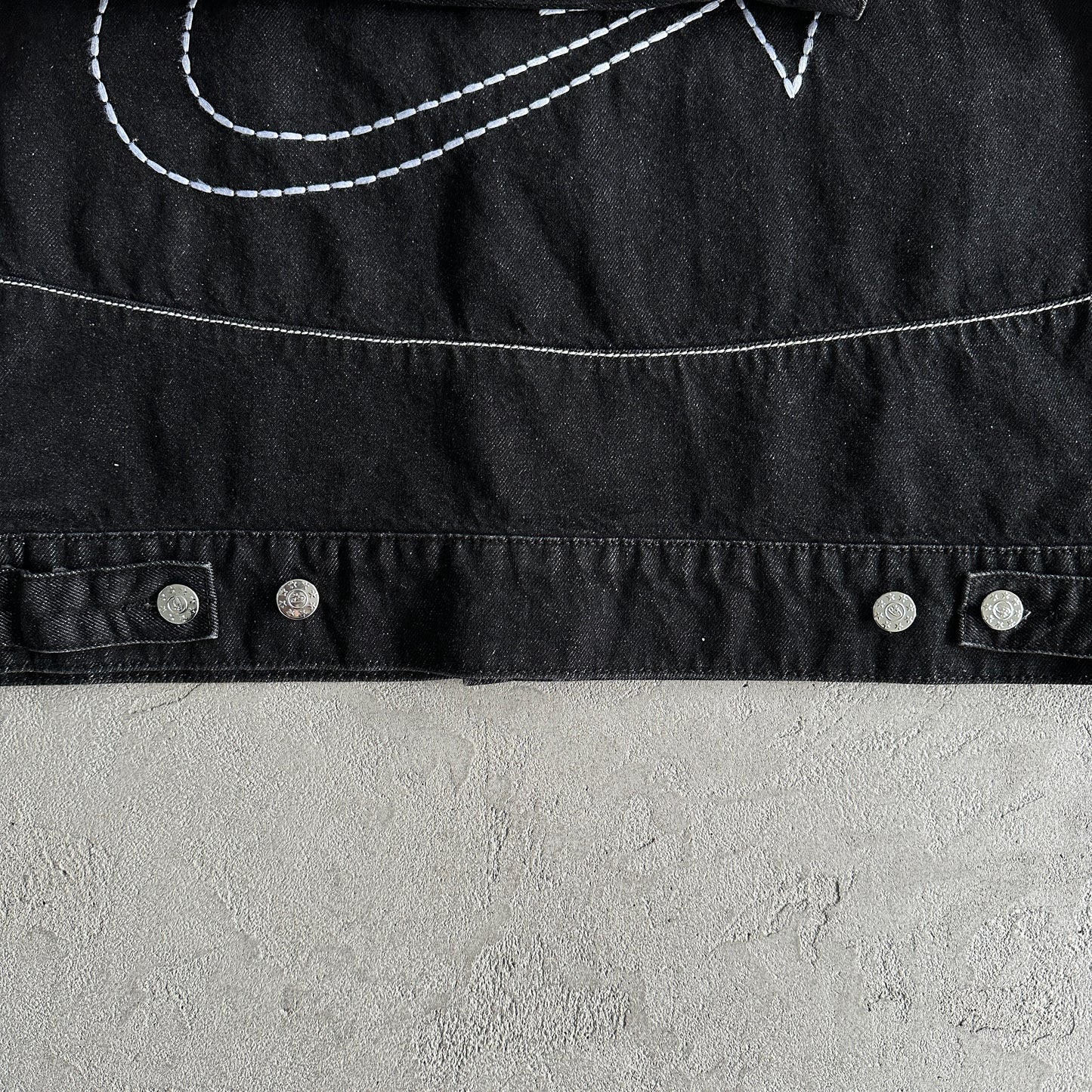 Jaqueta Jeans Corteiz Denim “Black”