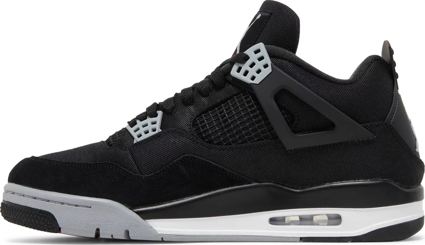 Nike Air Jordan 4 "Black Canvas"