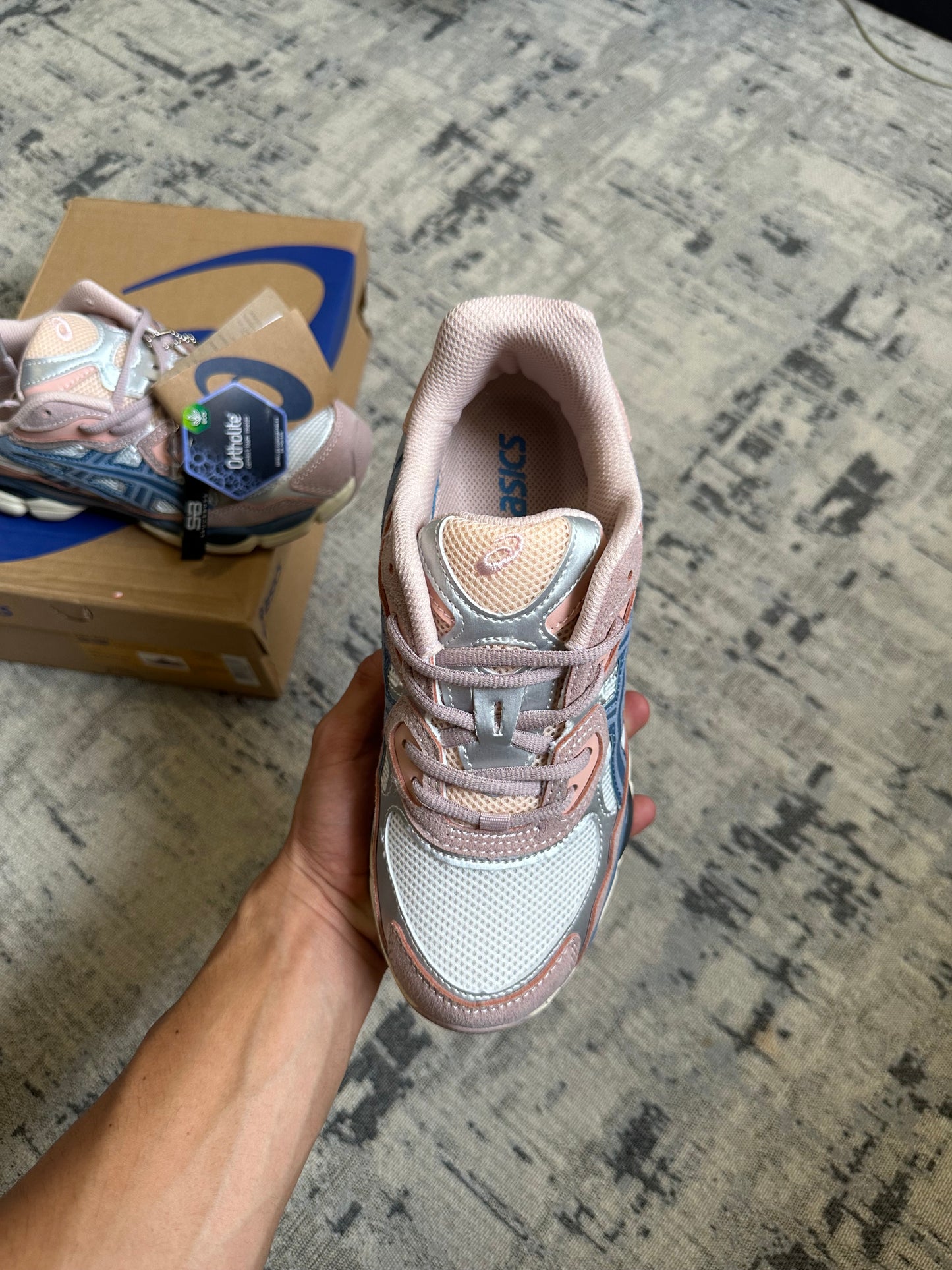 Asics Gel NYC “Mauve Blue” (Pronta Entrega)