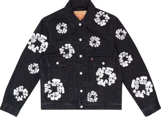 Jaqueta Denim Tears Jeans Black