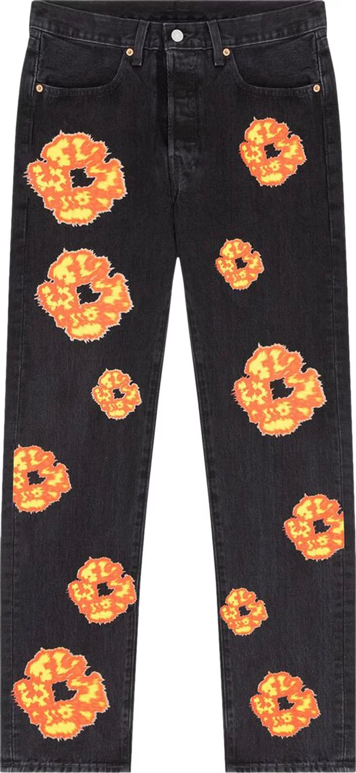 Calça Denim Tears x Offset Jeans Black