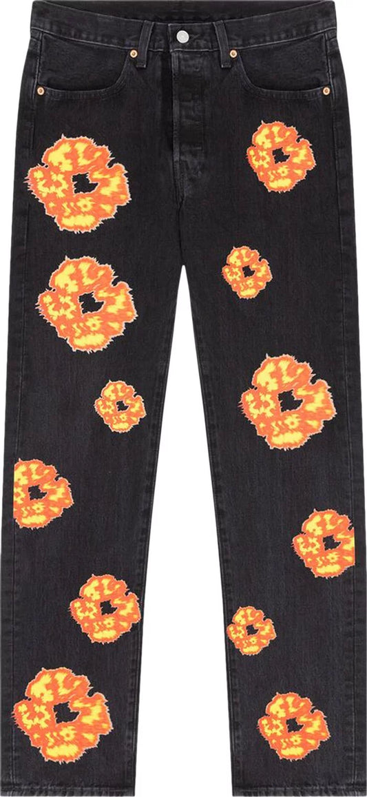 Calça Denim Tears x Offset Jeans Black