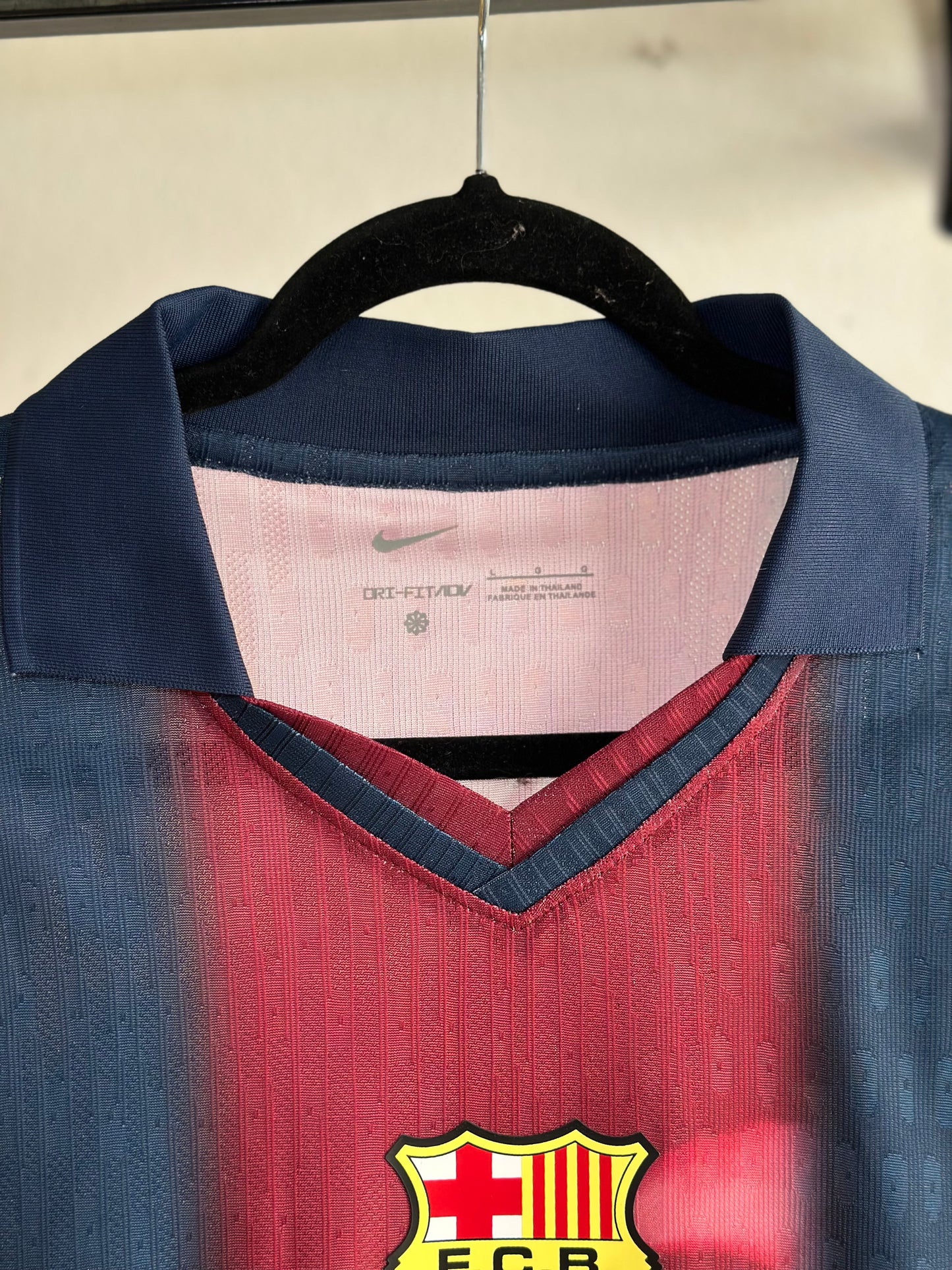Travis Scott x Nike Camiseta FC Barcelona Retro 2000/01 Home Skeleton (Pronta Entrega)