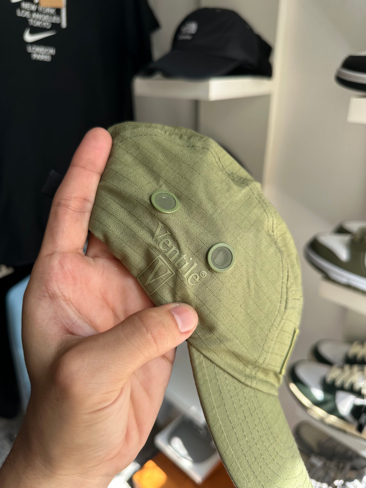 Boné 5 Panel Supreme Bogo Ventile "Verde" (Pronta Entrega)