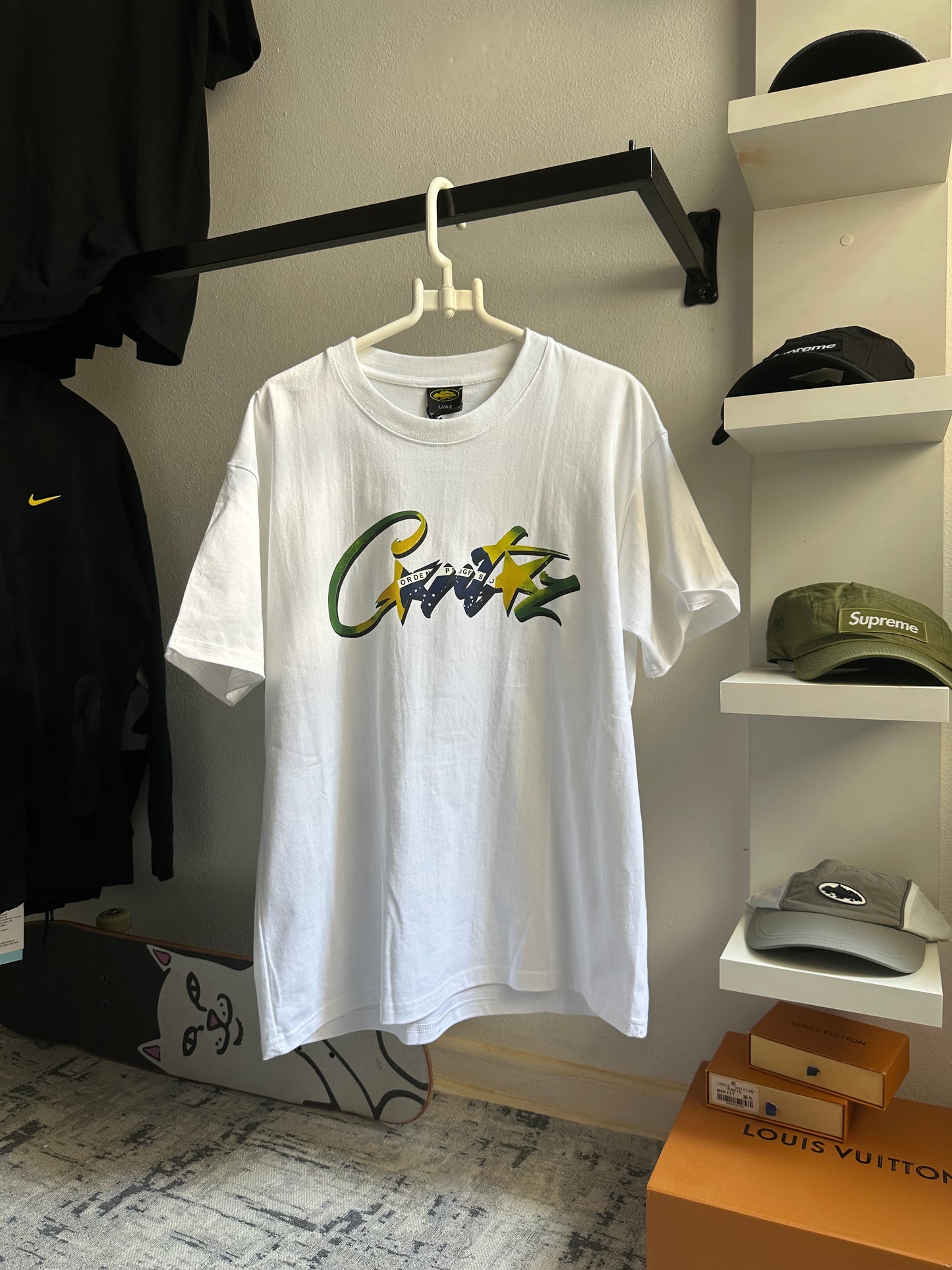 Camiseta Corteiz Brasil “Branco” (Pronta Entrega)